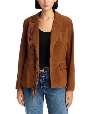 Tahari The Adeline Suede Jacket - Multicolor