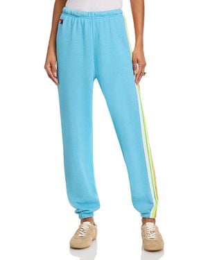 Aviator Nation Stripe Sweatpants - Blue