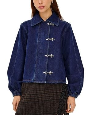 Rails Brooke Latch Front Denim Jacket - Blue