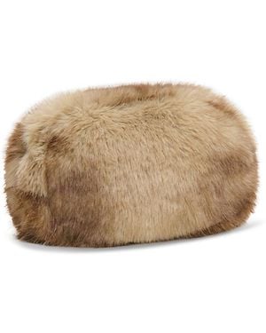 Apparis Noor Faux Mink Pochette - Natural