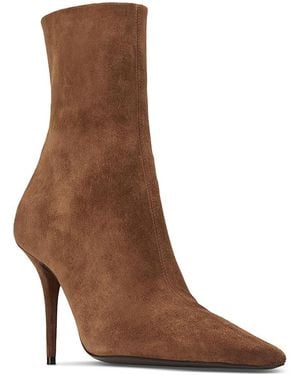 Saint Laurent Ashley Booties - Brown