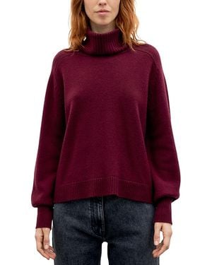 Gerard Darel Ramia Wool Turtleneck Sweater - Red