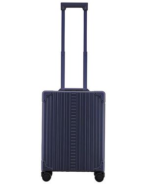 ALEON 21 Aluminum Vertical Spinner Carry On Suitcase - Blue
