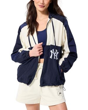Terez Colorblock Stadium Jacket - Blue