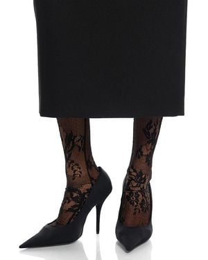 Wardrobe NYC Closet. Nyc Evening Lace Tights - Black