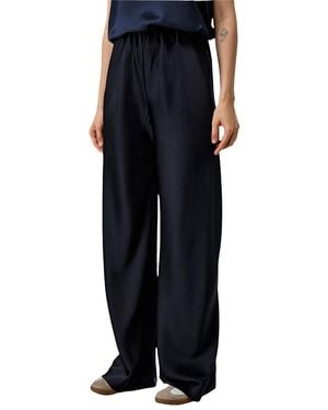 LILYSILK Full Bias Cut Silk Pants - Black