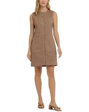 NYDJ Sleeveless Utility Dress - Natural