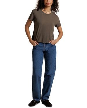 PERFECTWHITETEE Harley Boxy Tee - Blue