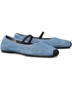 Tory Burch Runway Ballet Flats - Blue