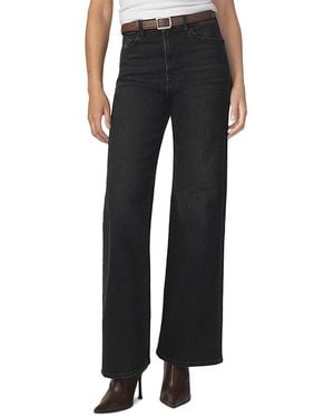Joe's Jeans The Mia High Rise Wide Leg Jeans - Black