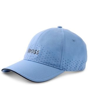 BOSS Tennis Toc Logo Hat - Blue