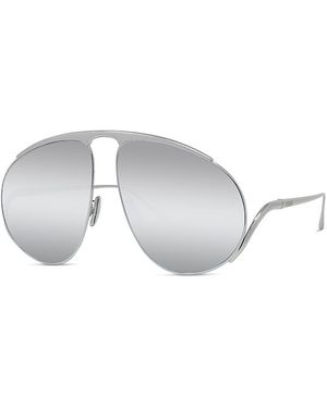 Loewe Signature Pilot Sunglasses, 61Mm - Metallic