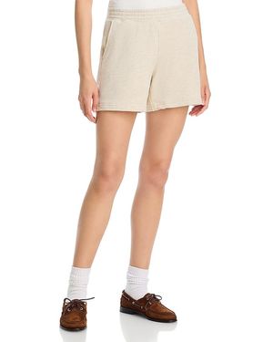 PERFECTWHITETEE Bari French Terry Shorts - White