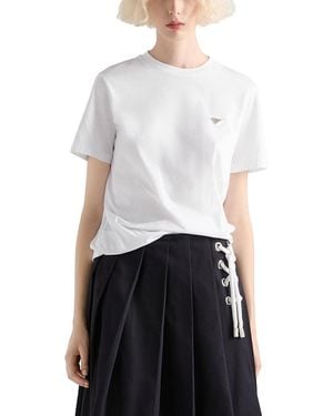Prada Jersey T-Shirt - White