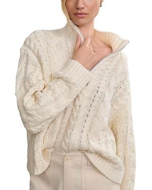 Jenni Kayne Cable Knit Sweater - Natural