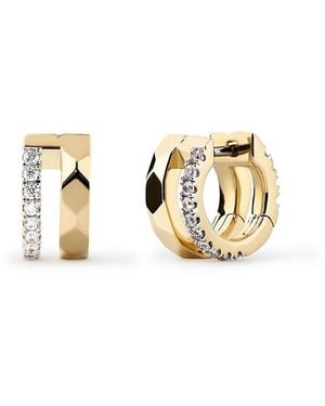 Ana Luisa Esme Double Hoops Earrings - Metallic