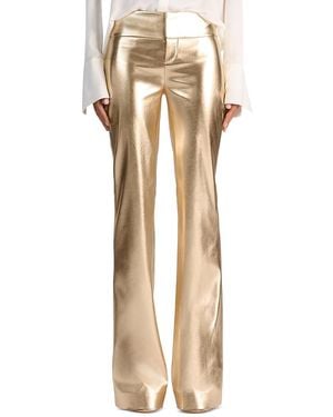 Alice + Olivia Olivia Vegan Bootcut Pant - Natural