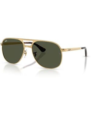 Ray-Ban Bill Max Square Sunglasses, 59Mm - Green