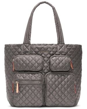 MZ Wallace Large Metro Travel Tote - Gray