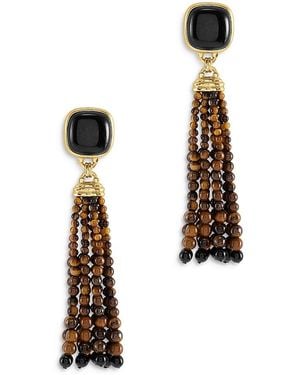 Anabel Aram Forza Tassel Earrings - White