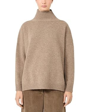 Weekend by Maxmara Wkdborgia Wool High Neck Sweater - Natural
