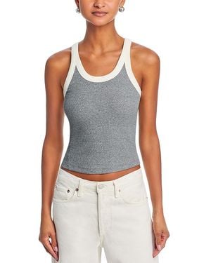 Rag & Bone The Essential Rib Tank - Blue