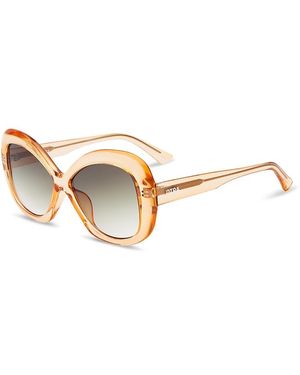 Otra Esme Round Sunglasses, 58Mm - Natural