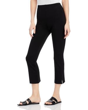 Lyssé Cropped Kick Flare Pants - Black
