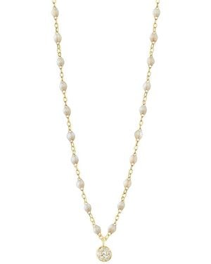 Gigi Clozeau 18K Classic Puce Diamond Necklace, 0.07 Tcw - Metallic