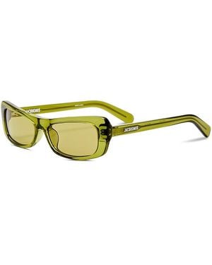 Jacquemus Capri Cat Eye Sunglasses, 55Mm - Green