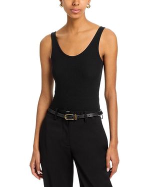 ATM Rib Tank Bodysuit - Black