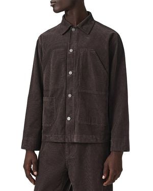 AllSaints Mukesh Cotton Pocket Corduroy Jacket - Brown