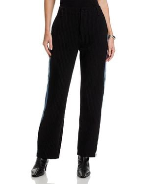 ASKK NY Tomboy Tuxedo High Rise Pants - Black