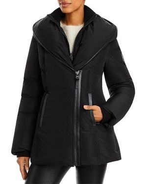 Mackage Kay Down Coat With Signature Collar In Black - Women - L