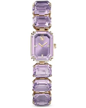 Swarovski Millenia Watch, 22Mm X 16Mm - Purple