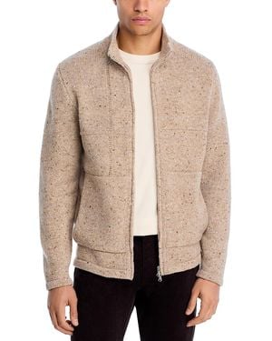 Inis Meáin Lifeline Zip Cardigan - Natural