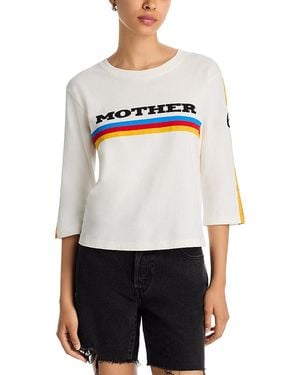 Mother The Better Half Tee - White