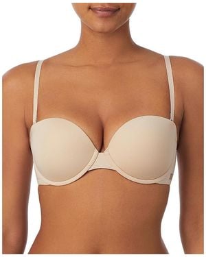 DKNY Litewear Smooth Essentials Strapless Lift Bra - Brown