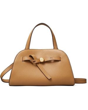 Tory Burch Small Romy Bauletto Handbag - Metallic