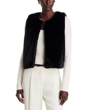 Echo Heirloom Sheared Faux Fur Vest - Black