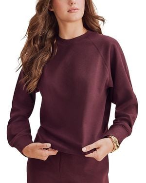 Splendid Winslow Dolman Sleeve Sweatshirt - Purple