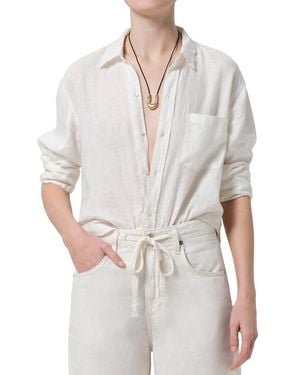 Citizens of Humanity Kayla Shrunken Top - White
