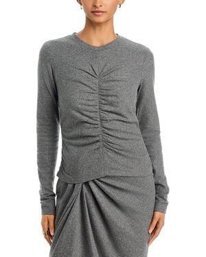 Isabel Marant Isabel Marant Delesa Ruched Top - Gray