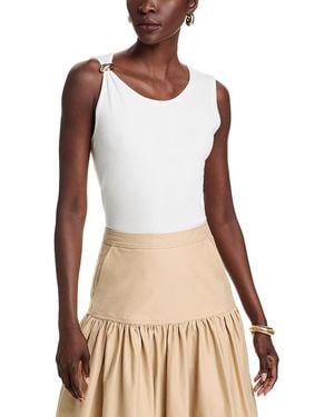 Sioni Embellished Top - Brown