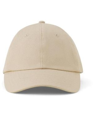 Lanvin Label Cotton Cap - Natural