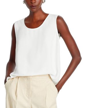 Caroline Rose Basic Tank Top - White