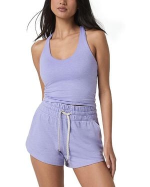 Vuori Halo Performance Crop Tank Top - Purple