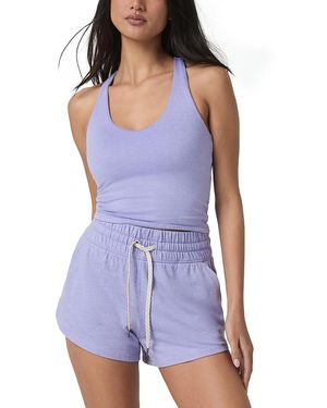 Vuori Halo Performance Crop Tank Top - Purple