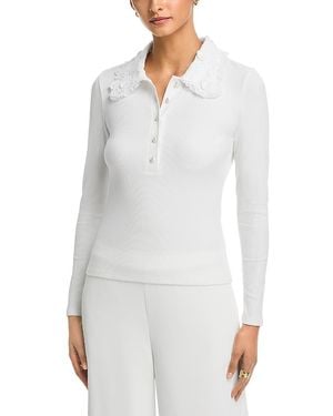 Generation Love Frida Lace Collar Top - White