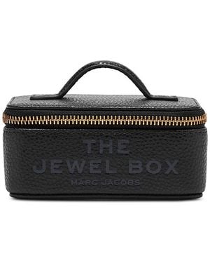 Marc Jacobs The Jewel Box Leather Vanity Case - Black